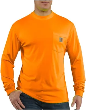 Carhartt Men's 100494 Force Color Enhanced Long Sleeve T-Shirt