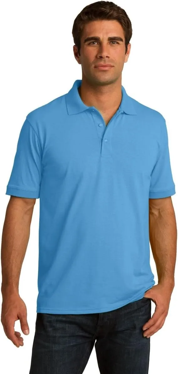 Clothe Co. Men's Big and Tall Polo Shirt, Men's Tall Polo Short Sleeve Performance Cotton Blend