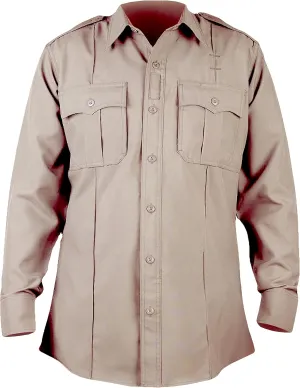 First Class 100% Polyester Short & Long Sleeve Zippered Uniform Shirt 4 Pocket Hidden, Law Enforcement BDU Zipper Closure.