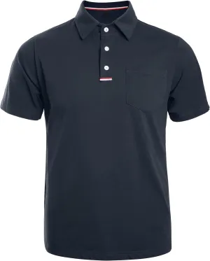 Men's Golf Polo Shirts Short Sleeve Moisture Wicking Dry Pocket Casual Cotton Blend Golf Shirts for Men